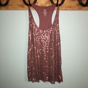 Sequin Tank Top